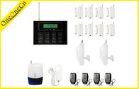 Komersial Indoor Keamanan GSM Alarm System, IOS / Android Rumah Intruder Sistem Alarm