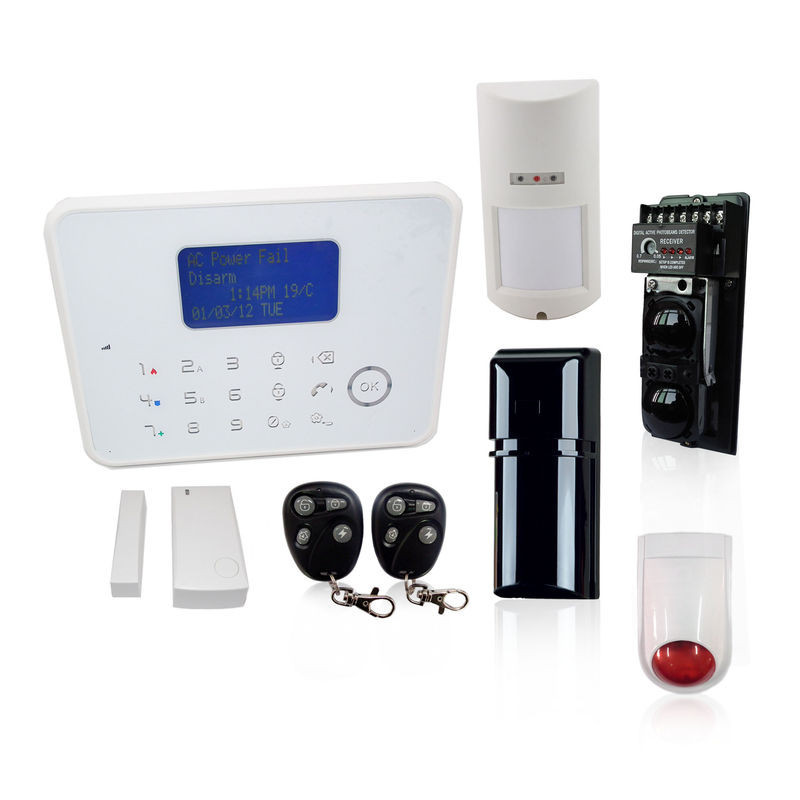 GSM PSTN Rumah Alarm System yang Dikelola oleh Remote Control, 868HMz