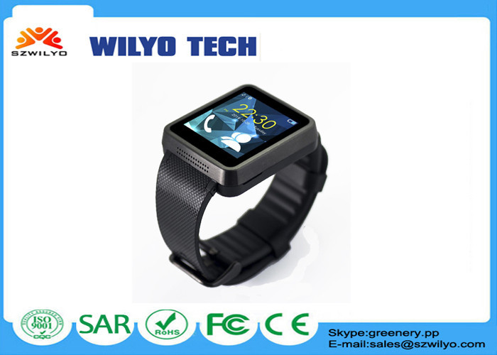 WF1 inci 1.54 Gsm ponsel Watches, Touch Screen Watch gelang silikon Wap 1.3MP
