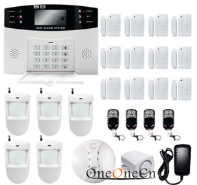 Sistem Alarm Wireless Home Security GSM Dengan Voice LCD Prompt