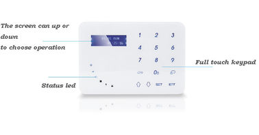 Cerdas Sentuh Keypad GSM Wireless Security Alarm System Dengan Tamper Alarm APP