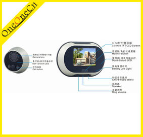 Wide Angle Pintu Lubang Viewer 3.5 Inch Digital Lubang Viewer
