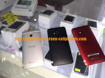 GSM WCDMA 4G HTC Telepon Seluler Touch Screen 1080p / Smartphone HTC One M7