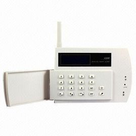 Ganda Jaringan PSTN dan GSM Home Alarm System DC12V 300mA, remote kontrol
