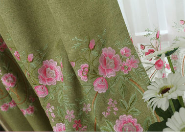 Modern Biru / Hijau Bordir Kain Garment Kain Bahan